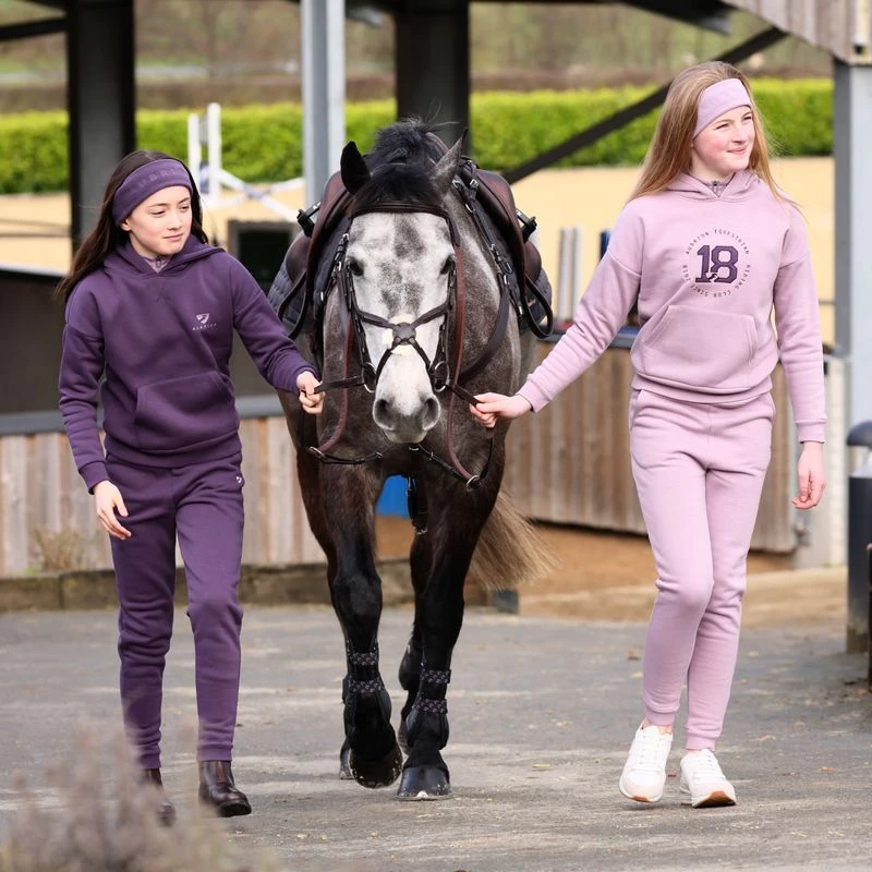 Shires Aubrion Kids' Serene Joggers - Mauve 4 Shires Aubrion Kids' Serene Joggers - Mauve - Image 4