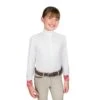 Ovation Kids' Ellie Quarter Snap Show Shirt - White/Natural World