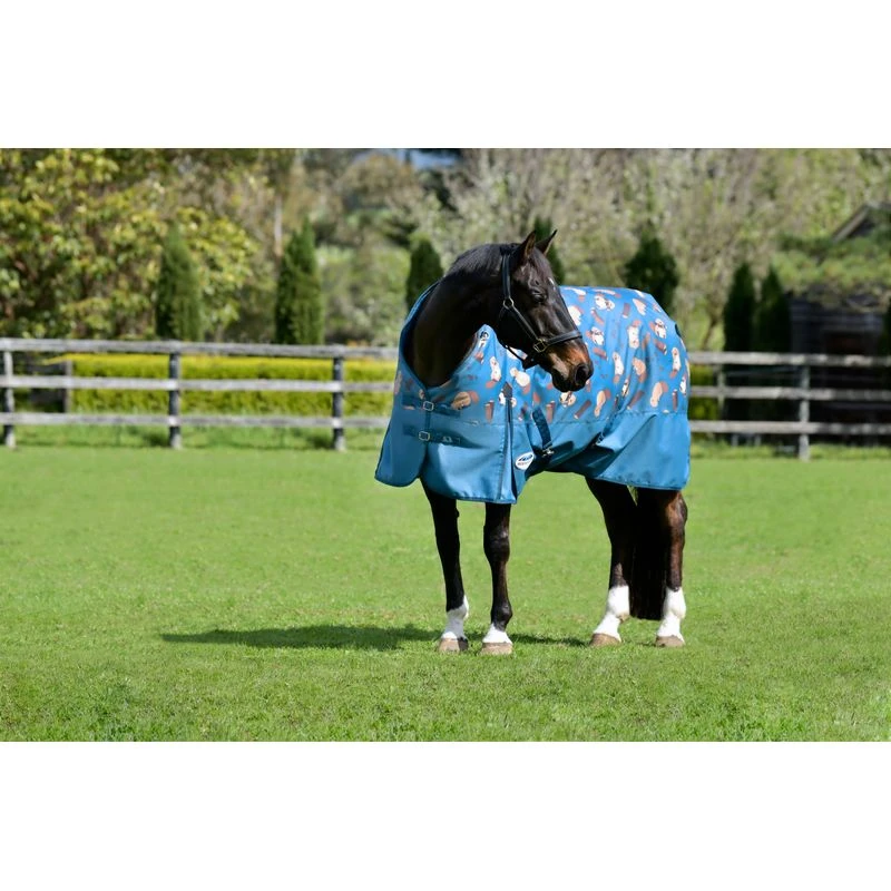 Weatherbeeta Comfitec Essential Standard Neck Medium - Beaver Print 1 Weatherbeeta Comfitec Essential Standard Neck Medium - Beaver Print