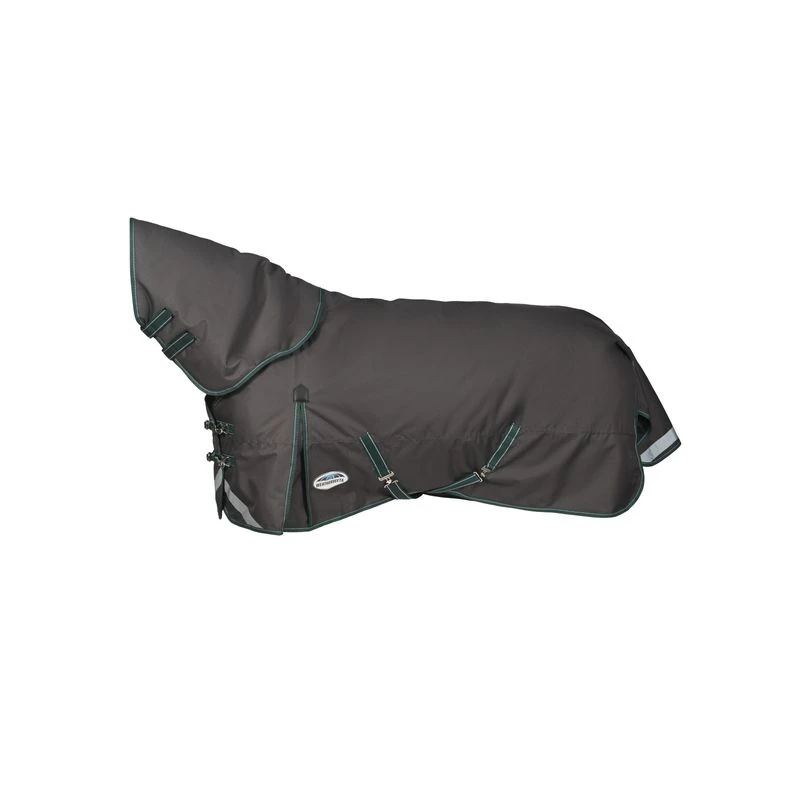 Weatherbeeta Comfitec Plus Dynamic II Detach-A-Neck Medium - Gray/Dark Green/White 2 Weatherbeeta Comfitec Plus Dynamic II Detach-A-Neck Medium - Gray/Dark Green/White - Image 2