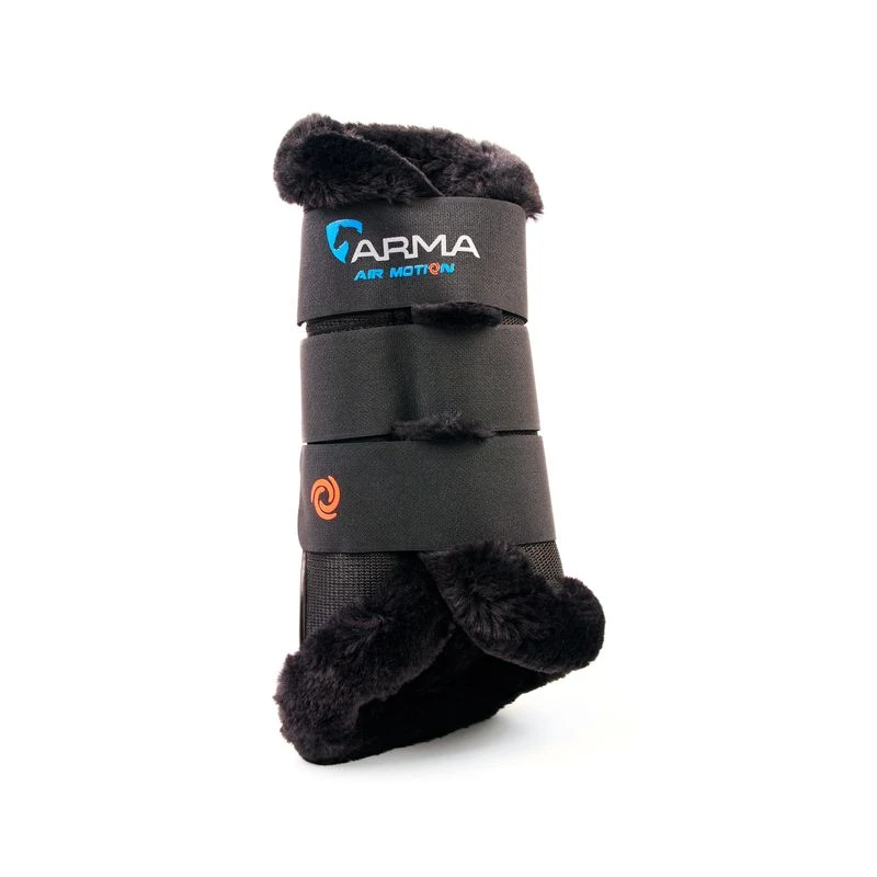 Shires ARMA Air Motion SupaFleece Brushing Boot - Black 3 Shires ARMA Air Motion SupaFleece Brushing Boot - Black - Image 3
