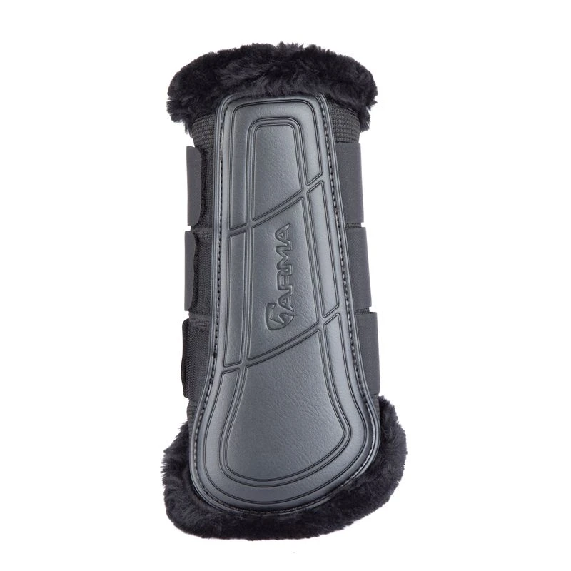 Shires ARMA Air Motion SupaFleece Brushing Boot - Black 4 Shires ARMA Air Motion SupaFleece Brushing Boot - Black - Image 4