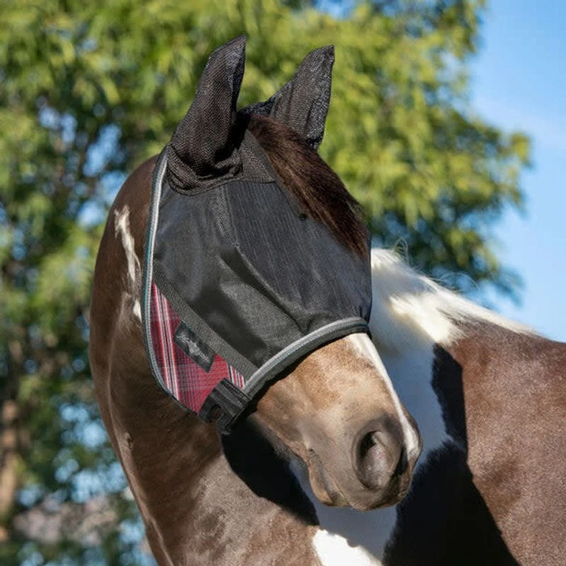 Kensington UV CatchMask W/Ears & Forelock Opening - Merlot 1 Kensington UV CatchMask W/Ears & Forelock Opening - Merlot