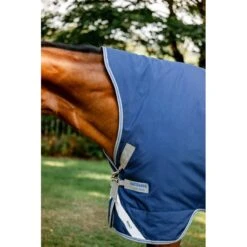 Rhino Wug Turnout W/Leg Arches 100g - Navy/Titanium Grey/Classic Blue -Tack Of The Day Store 867987 800 800