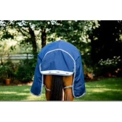 Rhino Wug Turnout W/Leg Arches 100g - Navy/Titanium Grey/Classic Blue -Tack Of The Day Store 867988 800 800