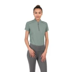 Chestnut Bay Women's Performance Rider SkyCool Sport Short Sleeve Shirt - Sage