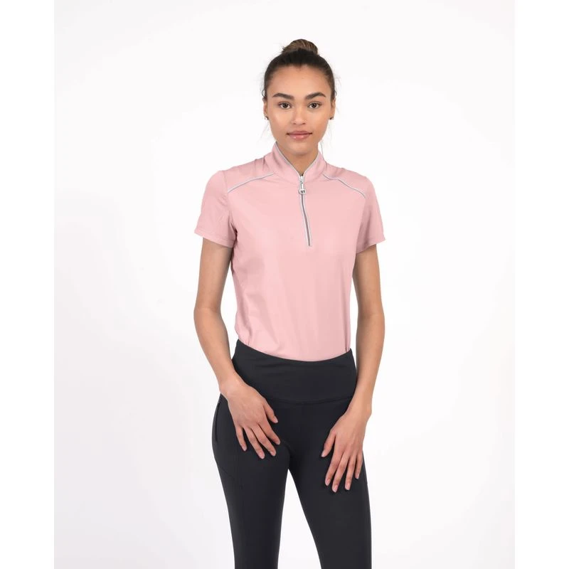 Chestnut Bay Women's Performance Rider SkyCool Sport Short Sleeve Shirt - Blush (2023) 1 Chestnut Bay Women's Performance Rider SkyCool Sport Short Sleeve Shirt - Blush (2023)