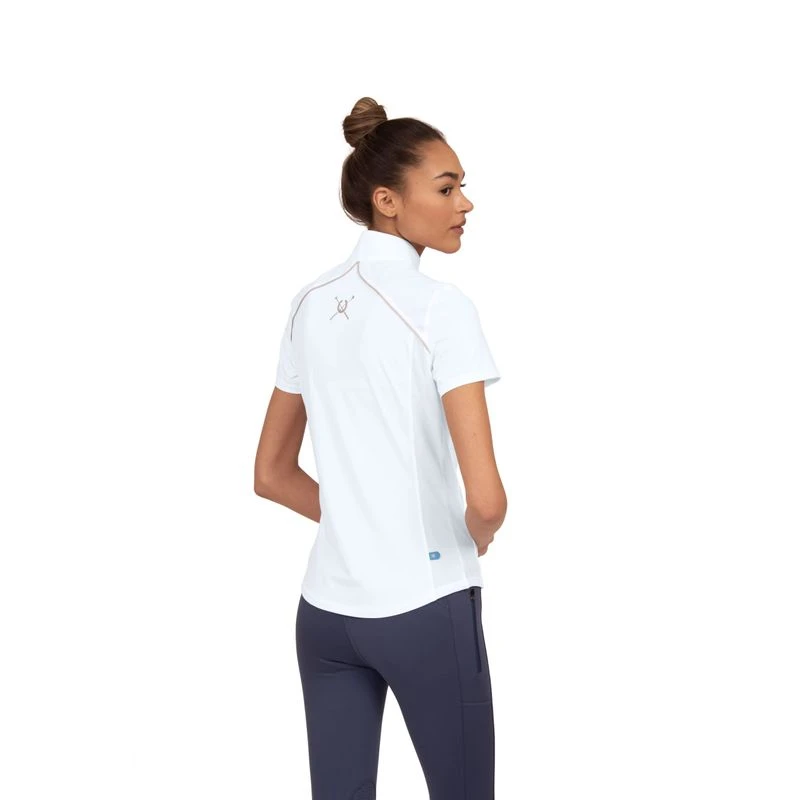 Chestnut Bay Women's SkyCool Liberty Sport Short Sleeve Show Shirt - White (2023) 2 Chestnut Bay Women's SkyCool Liberty Sport Short Sleeve Show Shirt - White (2023) - Image 2