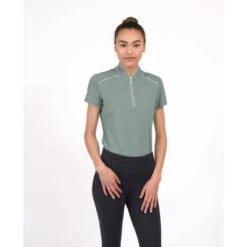 Chestnut Bay Women's Performance Rider SkyCool Sport Short Sleeve Shirt - Sage (2023)