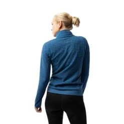 B Vertigo Women's Darcey Technical Mesh And Fleece Jacket - Celestial Blue -Tack Of The Day Store 878361 800 800