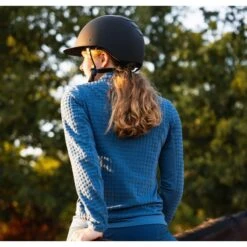 B Vertigo Women's Darcey Technical Mesh And Fleece Jacket - Celestial Blue -Tack Of The Day Store 878364 800 800