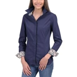 Chestnut Bay Women's Annie-O Western Show Shirt - Eclipse