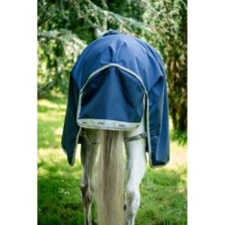 Amigo Bravo 12 Turnout W/Leg Arches 0g - Navy/Titanium Grey/Silver -Tack Of The Day Store 883657 800 800