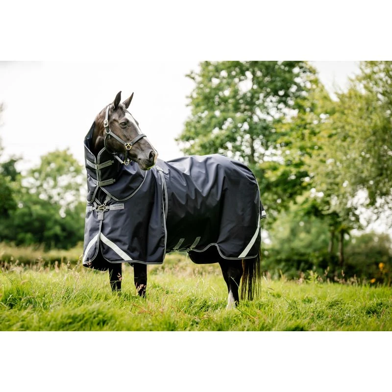 Rambo Optimo Turnout 0g Plus 400g Liner - Navy/Thunderstorm Grey/Silver 1 Rambo Optimo Turnout 0g Plus 400g Liner - Navy/Thunderstorm Grey/Silver