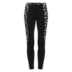 Kerrits Kids' Knee Patch Performance Tights - Black/Equine Studies