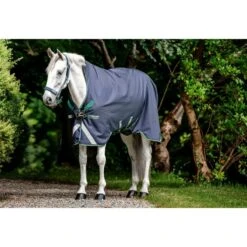 Rambo Wug Turnout 200g - Navy/Hunter Green/Silver