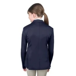 Ovation Kids' PowerFlex Lite Show Coat - Navy -Tack Of The Day Store 886176 800 800