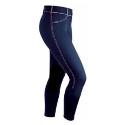 Irideon Women's Zanzibar Knee Patch Breeches - Navy/Pink