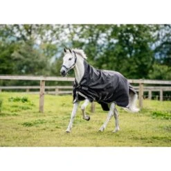 Rambo Wug Turnout 50g - Black/Thunderstorm Grey/Silver