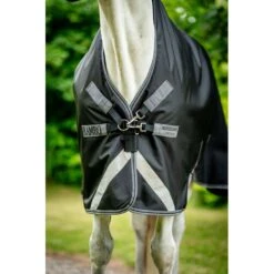 Rambo Wug Turnout 50g - Black/Thunderstorm Grey/Silver -Tack Of The Day Store 886662 800 800