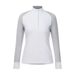 Kerrits Women's Affinity Pro Long Sleeve Show Shirt - Celadon/Sage Floral