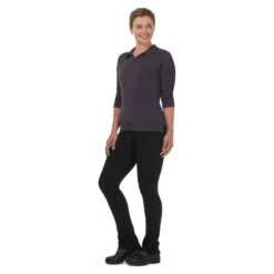 EQL Women's Bit Of Breeze Sweater Knit Polo - Abyss -Tack Of The Day Store 891087 800 800