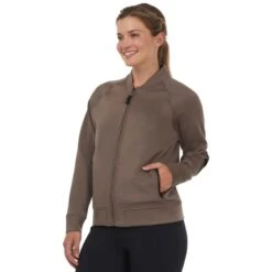 EQL Women's Bits N Crops Bomber Jacket - Mink -Tack Of The Day Store 891508 800 800