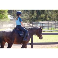 Kerrits Kids' Charisma Coolcore Short Sleeve Shirt - Cobaltique -Tack Of The Day Store 891878 800 800