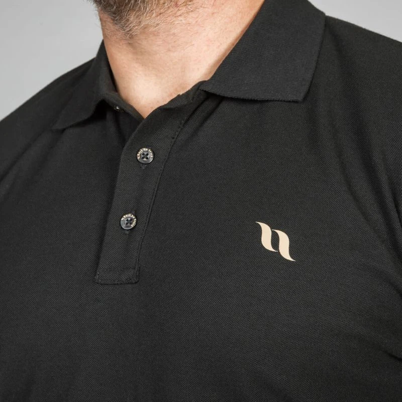 Back On Track Men's Eric Polo Shirt - Black 4 Back On Track Men's Eric Polo Shirt - Black - Image 4