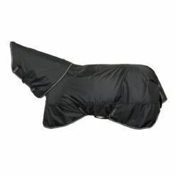 Back On Track Obsidian Turnout Blanket 150g W/Neck Cover - Black