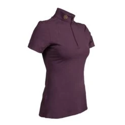 Back On Track Women's Inez P4G Short Sleeve Top - Plum