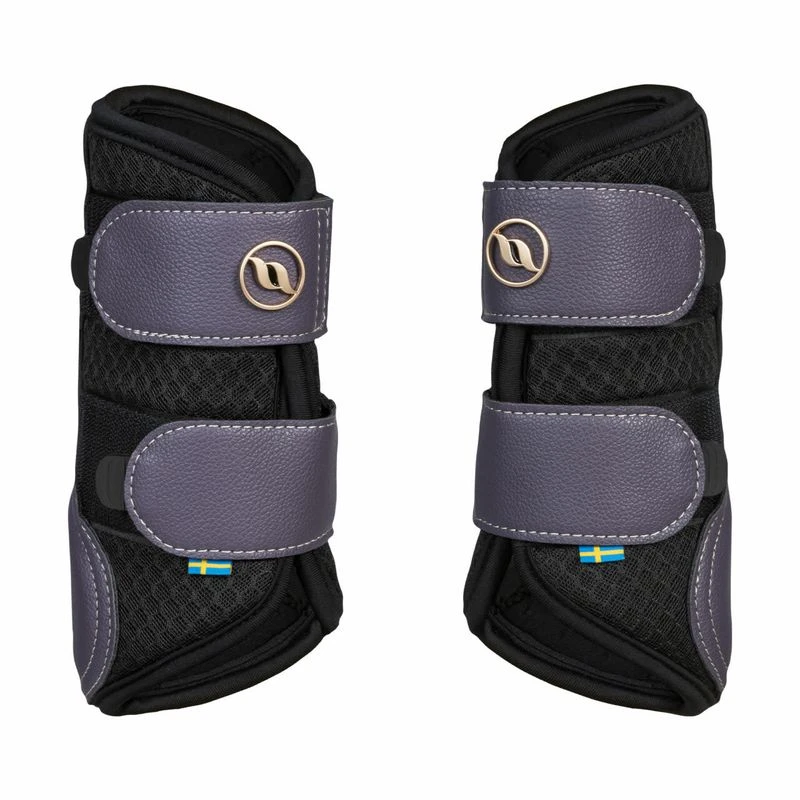 Back On Track Deep Nights Brush Boots - Plum 2 Back On Track Deep Nights Brush Boots - Plum - Image 2