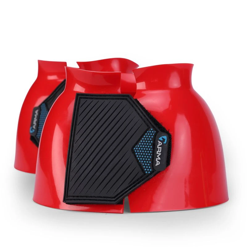 Shires ARMA Smooth Gloss Bell Boot - Red 2 Shires ARMA Smooth Gloss Bell Boot - Red - Image 2