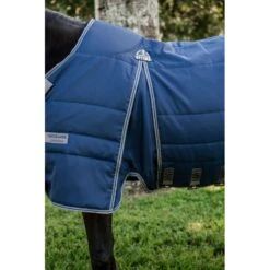Rambo Optimo Stable Blanket 400g - Navy/Thunderstorm Grey/Silver -Tack Of The Day Store 900200 800 800
