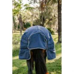 Rambo Optimo Stable Blanket 400g - Navy/Thunderstorm Grey/Silver -Tack Of The Day Store 900201 800 800