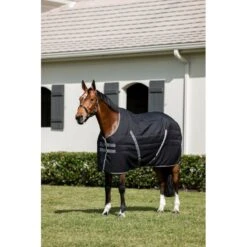 Rambo Stable Blanket 200g - Black/Thunderstorm Grey/Silver