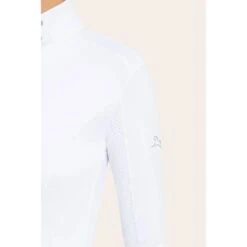 RJ Classics Women's Tori Long Sleeve Show Shirt - White/Let's Ride -Tack Of The Day Store 906083 800 800