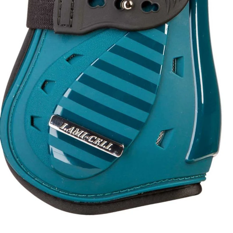 Lami-Cell Aurora Tendon And Fetlock Boot Set - Dark Teal 2 Lami-Cell Aurora Tendon And Fetlock Boot Set - Dark Teal - Image 2