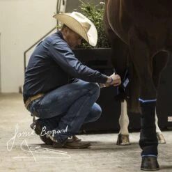 Lami-Cell Therapeutic Gel Ice Hock Boots - Black/Blue -Tack Of The Day Store 907847 800 800