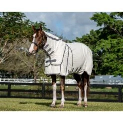 Rambo Optimo Supreme Summer Sheet - Navy Check/Thunderstorm Grey/Silver