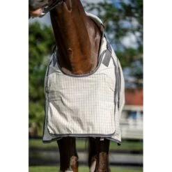 Rambo Optimo Supreme Summer Sheet - Navy Check/Thunderstorm Grey/Silver 11 Rambo Optimo Supreme Summer Sheet - Navy Check/Thunderstorm Grey/Silver -Tack Of The Day Store 909076 800 800