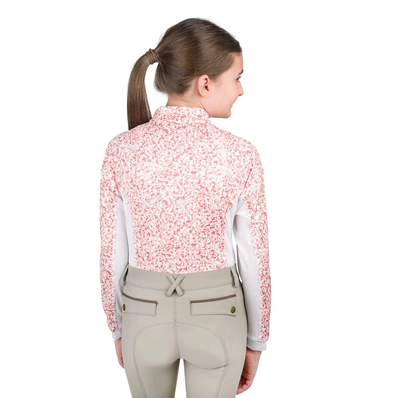 Ovation Kids' 1/4 Zip Long Sleeve Printed Sun Shirt - Sun Kissed Print 2 Ovation Kids' 1/4 Zip Long Sleeve Printed Sun Shirt - Sun Kissed Print - Image 2