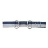 Ovation Women's Bit Buckle Glitter Belt - Navy Silver Sparkle
