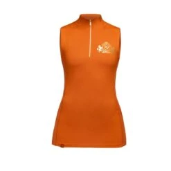 Shires Aubrion Women's Team Sleeveless Sun Shirt - Rust