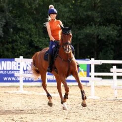 Shires Aubrion Women's Team Sleeveless Sun Shirt - Rust -Tack Of The Day Store 911699 800 800