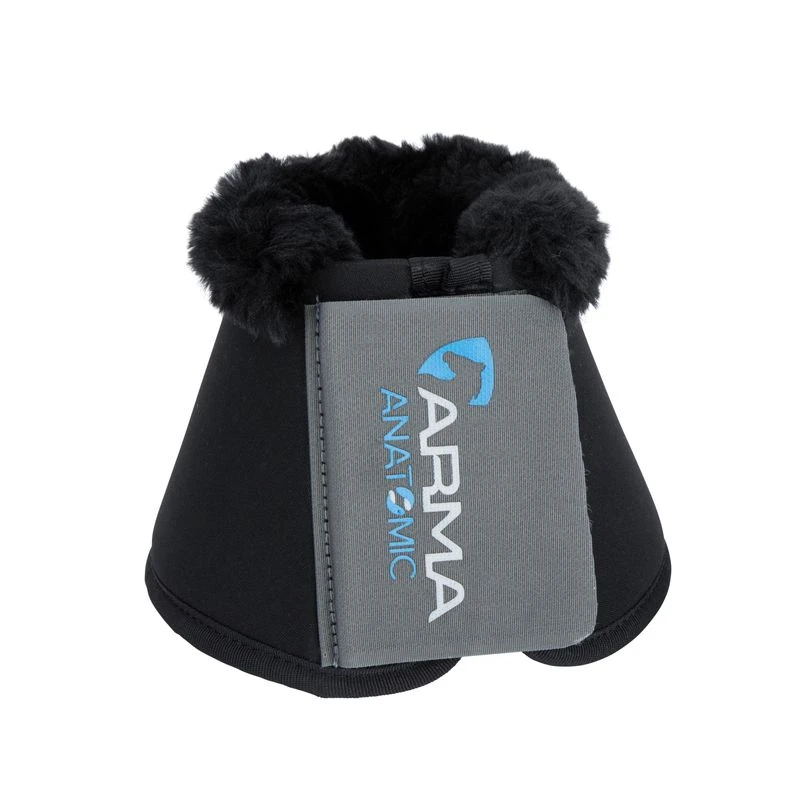 Shires ARMA SupaFleece Neoprene Over Reach Boots - Grey 2 Shires ARMA SupaFleece Neoprene Over Reach Boots - Grey - Image 2