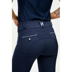 Horseware Women's Newmarket Mid Rise Knee Patch Breeches - Navy 7 Horseware Women's Newmarket Mid Rise Knee Patch Breeches - Navy -Tack Of The Day Store 922340 800 800