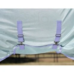 Saxon Mesh W/Gusset Belly Wrap Combo Neck - Stone Blue/Lavender -Tack Of The Day Store 923582 800 800