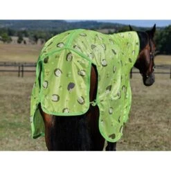 Saxon Mesh W/Gusset Belly Wrap Combo Neck - Hedgehogs & Flowers Print -Tack Of The Day Store 923753 800 800