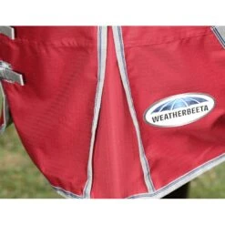 Weatherbeeta Comfitec Classic Combo Neck Lite Plus - Red/Silver/Navy -Tack Of The Day Store 924528 800 800